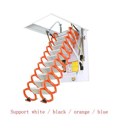 Invisible Attic Telescopic Ladder Ceiling Fold Stairs Home Alloy Loft