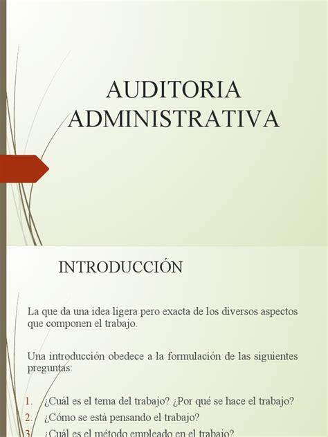 34 Metodologia De La Auditoria Administrativa Pdf Auditoría