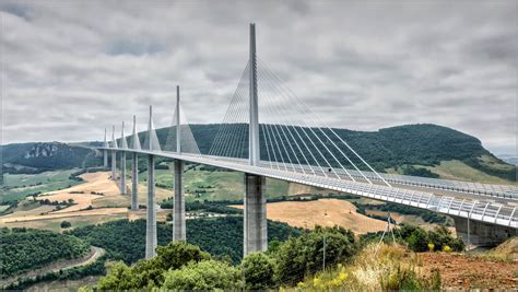 Viaduc De Millau One Of The Highest Bridges In The World Roads