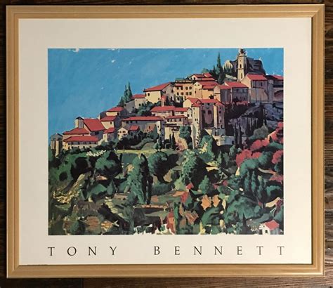 Sold Price Tony Bennett Framed Poster August 4 0121 1000 Am Edt