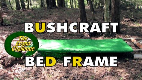 Diy how to make a pvc camping cot. Bushcraft Camp Cot Frame - Amazing Wilderness Camp Cot - YouTube