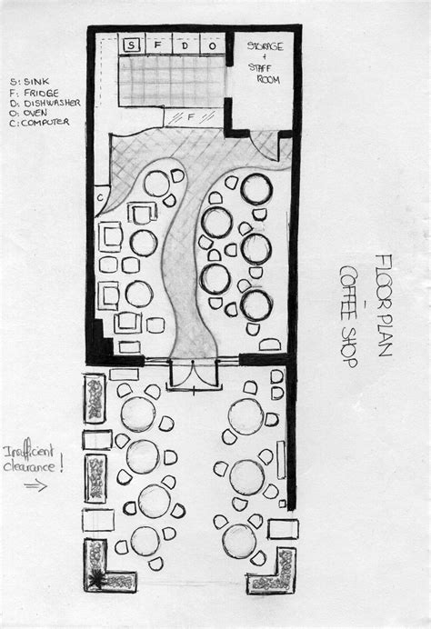 Floor Plan Coffee Shop Cafe Floor Plan Coffee Shop Design Shop Design