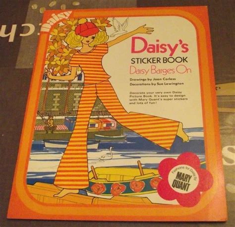 Rare Vintage Paper Dolls Daisy S Sticker Book Daisy Barges On By Mary