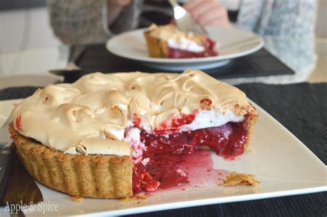 Apple And Spice Raspberry Meringue Pie With Lime