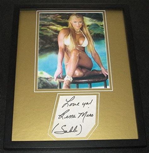Sable Rena Mero Sexy Signed Framed X Photo Display Wwf Wwe Diva