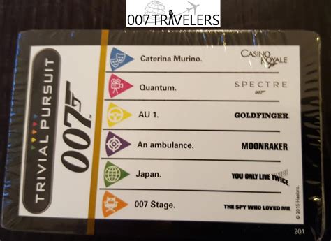 007 Travelers 007 Item 007 Trivial Pursuit Bitesize