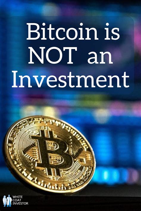 For stocks, bonds, and mutual funds, you can research and get the answers to these questions, she said. Should you invest in Bitcoin now that it's 83% off? Nope ...