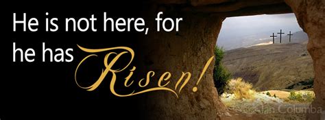 Christ had risen as he said. Free Easter Facebook / Google Plus Cover Photos