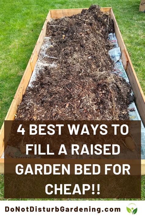 Best Ways To Fill A Raised Garden Bed For Cheap