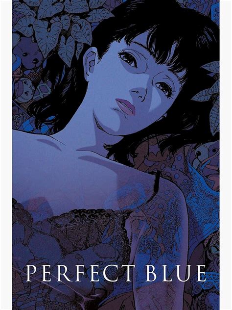 perfect blue anime poster satoshi kon poster for sale by narimanart redbubble