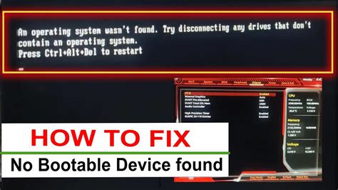 An Operating System Wasn T Found Try Disconnecting Any Drives That Don T Contain An Operating