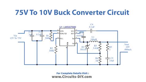 V To V Dc Dc Buck Converter Circuit