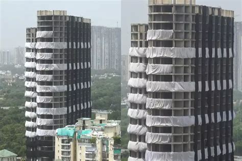 India Demolishes The 100 Meter Tall Twin Towers In Noida