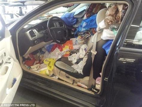 Vehicles Piled High With Rubbish Daily Mail Online