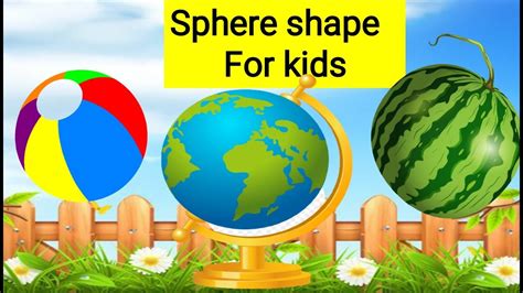 Sphere Shape Objects Sphere Shape Examples Youtube