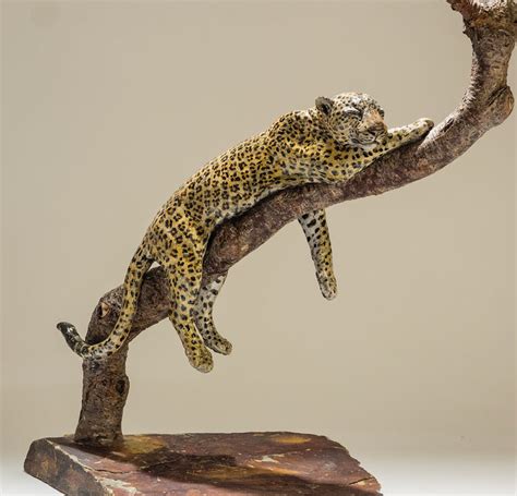 Leopard Sculpture Nick Mackman Animal Sculpture