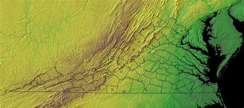 Elevation Map Of Virginia Campus Map