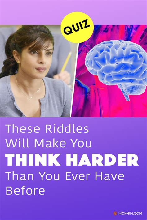 Quiz These Riddles Will Make You Think Harder Than You Ever Have Before Fun Quiz Questions