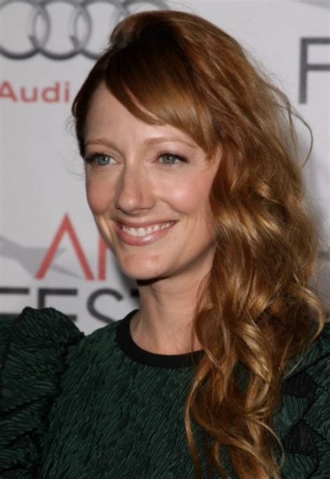 Long Haired Redhead Judy Greer Wearing Her Hair In An Easy To Fix Style