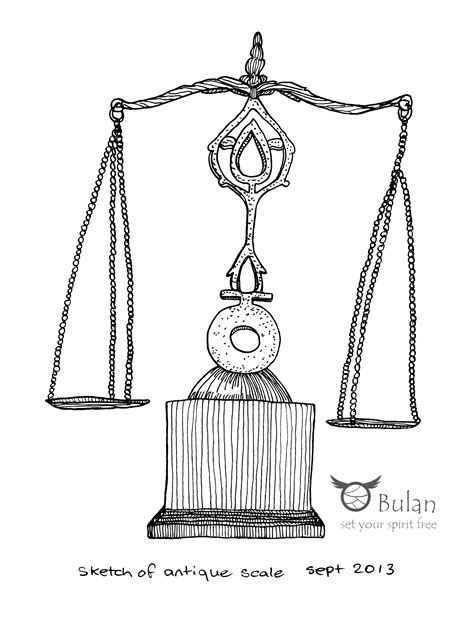 Balance Scale Drawing At Explore Collection Of
