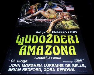 Cannibal Ferox Original Yugoslavia Poster Umberto Lenzi Make Them