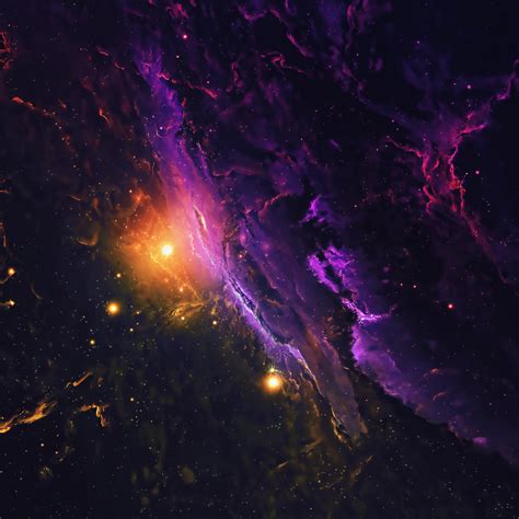 1024x1024 Nebula Galaxy Space Stars Universe 4k 1024x1024 Resolution Hd