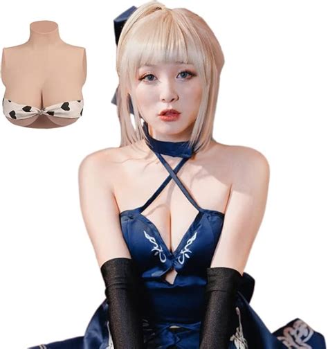 Minaky Faux Seins Silicone Plaques Mammaires R Alistes Pour Le Cosplay