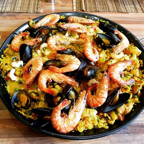 Spanish Seafood Paella Rimmers Recipes