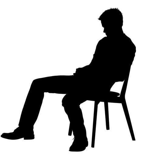 People Silhouette Sitting at GetDrawings.com | Free for personal use ...