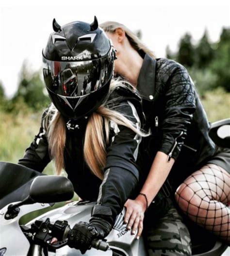 Crazy Stylish Motorcycle Helmets Biker Girl Womens Motorcycle