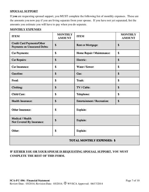 West virginia's divorce papers are available online at completecase.com. Divorce Financial Statement - West Virginia Judiciary Free Download