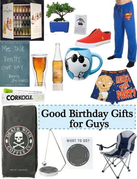 Select gifts from a curated collection. Good Gift Ideas for Guys Birthday | Mens birthday gifts ...