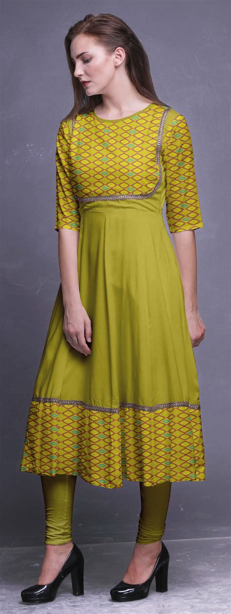 Bimba Floral Printed Indian Kurtis For Women Anarkali Kurti Maxi Dress Fl 1739d Ebay