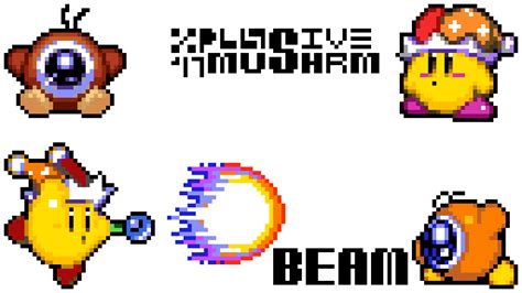 Pixilart Beam Kirby Wallpaper By Xplosivemushrm