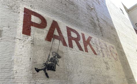 The Real Story Behind Banksys Parking Mural In La Flipboard