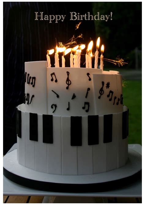 Happy Birthday Piano Birthday Cakes For Teens Happy Birthday Cakes