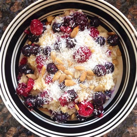 Coconut Wild Berry Oatmeal Paleo Scd Gluten Free