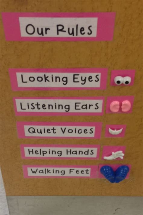 My Class Rules With Mr Potato Head Parts Teaching Rules Classroom