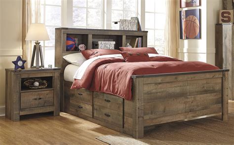 Dedicated to helping you create the home of your dreams, ashley homestore offers stylish home furnishings from the no. Ashley Furniture Trinell 2pc Bedroom Set with Full Storage ...