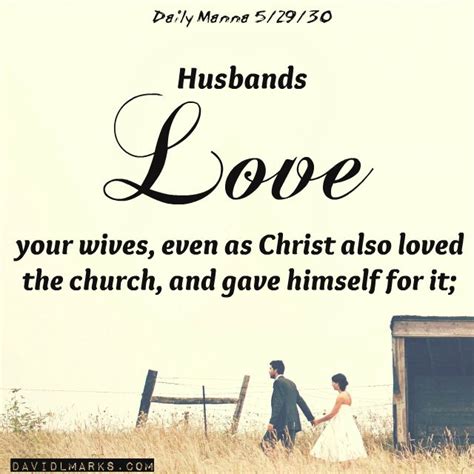 daily manna 5 29 16 husbands love your wives love your wife daily bible verse
