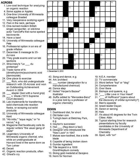 Figure out the missing word and add it to the crossword puzzle. Free Printable Universal Crossword Puzzle | Printable Crossword Puzzles