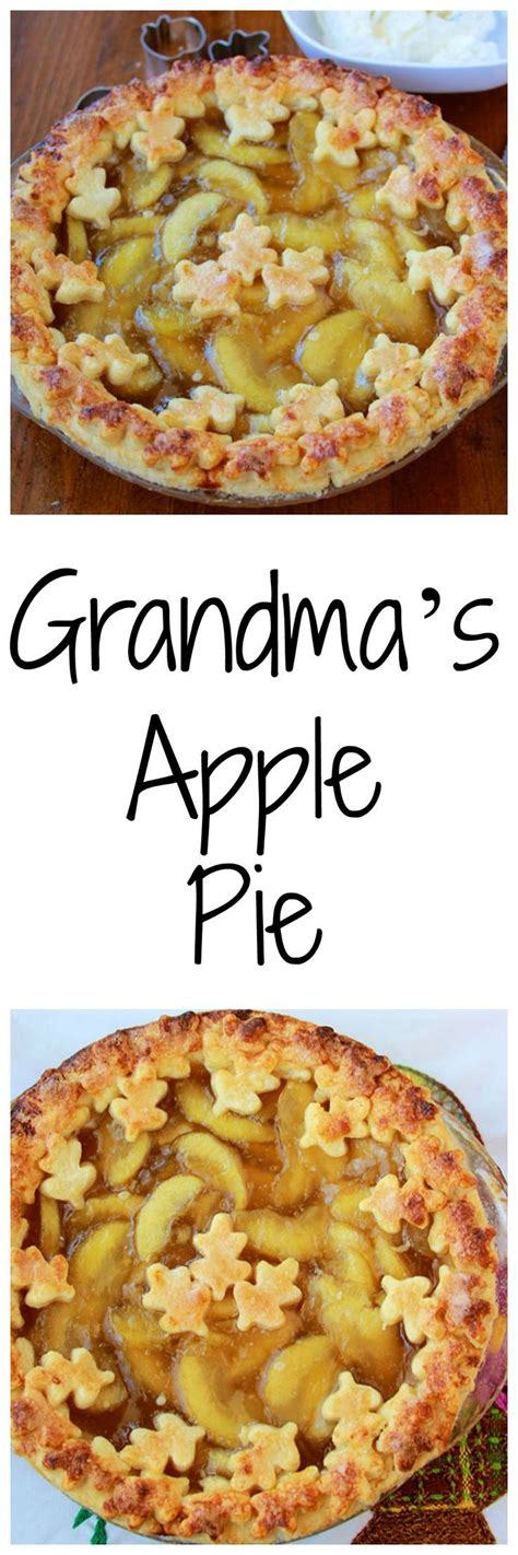 I asked my grandson what kind of pie he wanted for thanksgiving, and he told me apple. Grandma's Apple Pie | Recipe | Diy food recipes, Diy easy ...