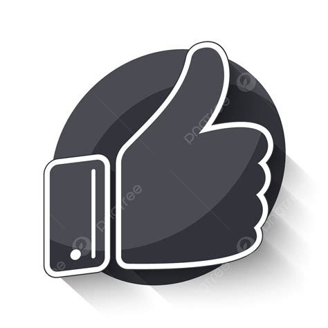 Thumbs Up Like Vector Hd Png Images Black Thumb Up Icon Like Symbol