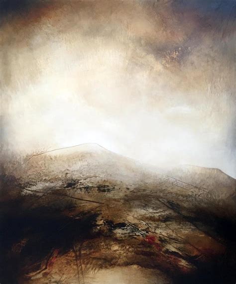 Paul Denham Atmospheric Abstract Landscape Painting Of English