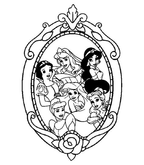 Total Imagen Dibujos Para Colorear Princesas Disney Viaterra Mx