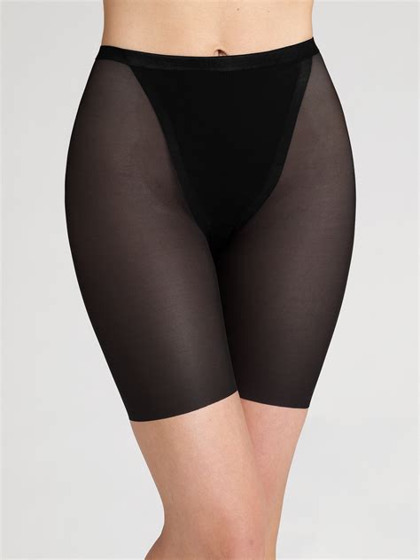 Spanx Haute Contour Sexy Sheer Mid Thigh Shaper In Black Lyst