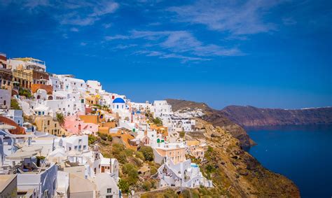 ¡grecia Es Espectacular Conocida Por Sus Ruinas Helénicas Sus Blancos Pueblos Sus Soleadas Y