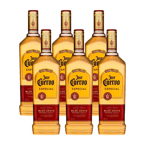 Kit 06 Tequila Jose Cuervo Ouro 750ml