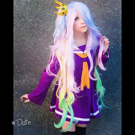 Shiro From No Game No Life Anime Cosplay By Megumi Koneko