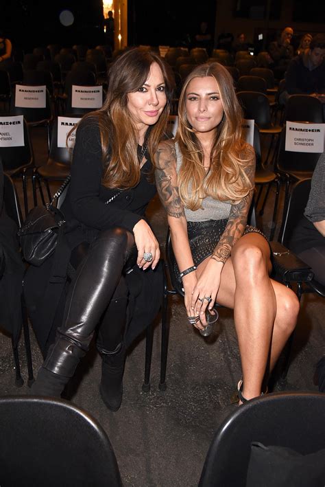Sophia And Simone Thomalla Attends Rammstein Paris German Star Skinny Motivation Heidi Klum